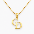 Custom Two-Letter Initial Necklace