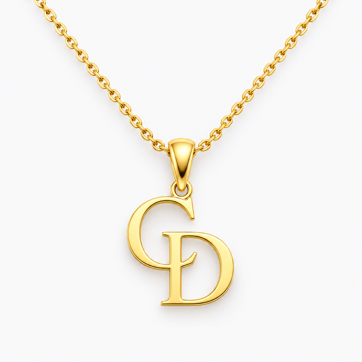 Custom Two-Letter Initial Necklace