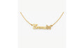 Custom Name Necklace with Charm Accent
